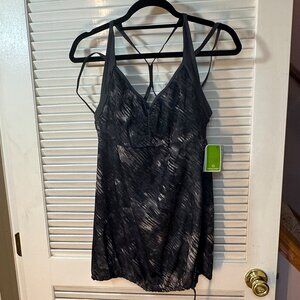 Moving Comfort Serendipity Activewear Tank Top–Ebony Mystique Pattern – Size XL